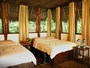 Cotococha cabins are built according to traditional architecture in harmony with the surrounding rainforest.